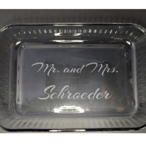 Etched Glass bakeware
